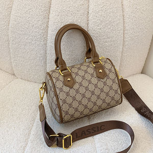 Bolso de Mano de Material PU con Patrón Geométrico de Alta Calidad. Bolso de Mano Boston de Diseñador de Marca Adecuado para uso diario.617 - Product Image 4