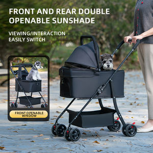 Am-एज़ोन हॉट बिक्री फोल्डेबल पालतू कुत्ते ट्रोली - Product Image 6