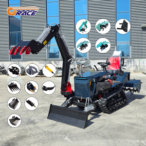 Tractores Agrícolas Multifuncionales Euro 5 de Pequeño Tamaño con Motor Diésel de 25HP y 35HP, Cultivador Rotatorio, Mini Tractor - Product Image 1