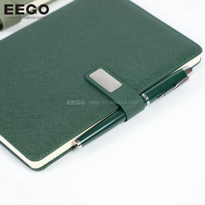 도매 판촉용 럭셔리 선물용품 A5 가죽 저널 맞춤형 비즈니스 사무용 다이어리 펜 포함 기업 선물 세트 - Product Image 5