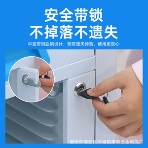 Thickened stainless steel file <b>cabinet</b> for beauty salons, hospital trolleys, office document <b>storage</b> carts, <b>tool</b> carts - Product Image 5