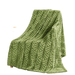 Plaid en flanelle polaire pour canapé, couverture douce et moelleuse en velours avec motif vintage décoratif pour toutes les saisons - Product Image 1