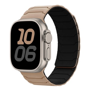 Nouveau bracelet sport magnétique bicolore en silicone 2026 pour Apple Watch 42mm 46mm pour iWatch 11 10 Ultra SE - Product Image 5