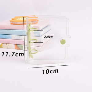 Capa Transparente A8 em PVC para Planner, Fichário de Três Argolas, Álbum de Fotos Exclusivo para Estudantes, Caderno de Fãs de Ídolos, Pasta de Folhas Soltas com Proteção UV - Product Image 6