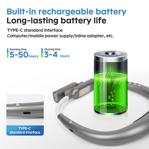 Lampada da Lettura Riscaldata Ricaricabile NEEXXT BL07 con 4 Modalità di Illuminazione Regolabili, Luce LED 2W Senza Mani, Batteria <span class=keywords><strong>Grande</strong></span> da 2000mAh - Product Image 4