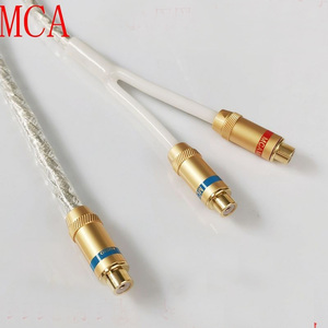 RCA Y <span class=keywords><strong>Splitter</strong></span> cáp mạ vàng <span class=keywords><strong>1</strong></span> RCA nam đến <span class=keywords><strong>2</strong></span> RCA nữ jack nối PVC Áo khoác <span class=keywords><strong>AV</strong></span> âm thanh Video <span class=keywords><strong>Adapter</strong></span> cho HDTV - Product Image 3