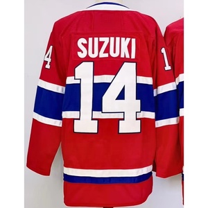 Camisetas de Hockey de Montreal 2025, Transpirables, con Letras Bordadas, 14 Suzuki, 13 Caufield, 72 Xhekaj, 31 Carey, Auténticas para Hombre - Product Image 4
