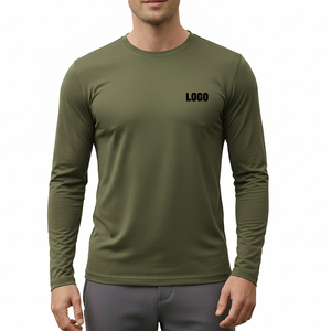 FC US Size Breathable <strong>Long</strong> <strong>Sleeve</strong> <strong>T</strong>-<strong>shirt</strong> Quick Dry Screen Printing Polyester <strong>T</strong> <strong>Shirt</strong> Customized Longsleeve <strong>T</strong> <strong>Shirt</strong> For Men - Product Image 1