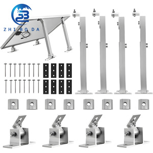 Système de montage au sol solaire à longue durée de <span class=keywords><strong>vie</strong></span>, Zn-Mg-Al, système solaire agricole à haute efficacité conçu pour les centrales électriques - Product Image 3