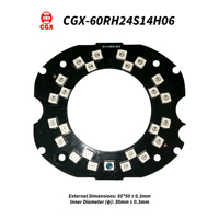 Placa PCB IR 3528 para Cámaras de Seguridad CCTV, Fabricante, Personalización OEM ODM, Infrarrojos 850nm 950nm, Panel de Visión Nocturna, Ensamblaje de PCB