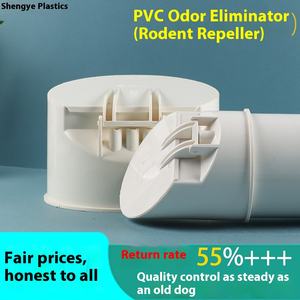 Accesorios de Tubería de Drenaje de <span class=keywords><strong>PVC</strong></span> de Superficie Lisa, Anti-Olor, Revestimiento para Aguas Residuales, Válvula Desodorante de 50, 75, 110, 160, Cubierta Anti-Mosquitos, Ratas y Serpientes - Product Image 2