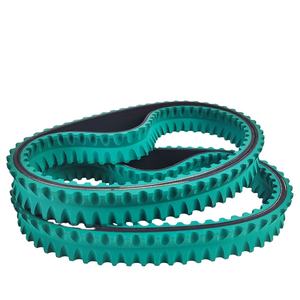 Courroies industrielles personnalisables en poly V revêtues de caoutchouc vert pour machine à laitue-Support OEM - Product Image 1