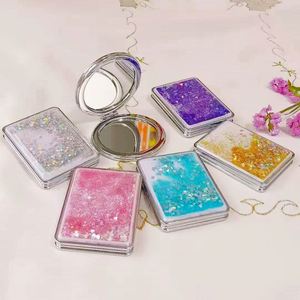 Portable Double-Sided Makeup <b>Mirror</b> Customized Logo Metal Folding Design Zipper Closure Fashion Case Towel Portable Pocket Case - Product Image 6