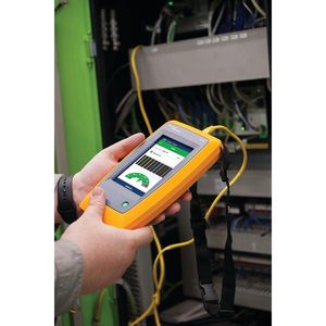 เครื่องทดสอบสายเคเบิลเครือข่าย Fluke Networks LinkIQ หน้าจอ 4.3 นิ้ว เครื่องวิเคราะห์อีเธอร์เน็ต สีเหลือง - Product Image 4