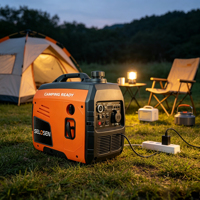Dual-Fuel Benzin-Inverter-Generator 4-Takt Leichtgewichtig Kompakt Tragbare Stromversorgung für Camping und Wochenendausflüge