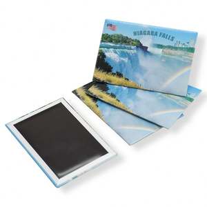 Aimant de réfrigérateur rectangulaire en fer blanc personnalisé pour attractions touristiques, motif Chute de Niagara, pour souvenir - Product Image 2