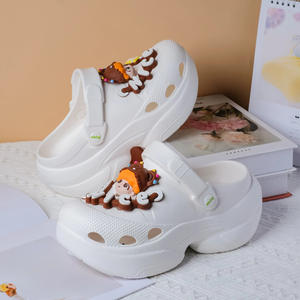 Zuecos Mickey EVA para Mujer, Color Caqui, Beige, Blanco, Rosa, Tallas 35-40, Antideslizantes, Suela Gruesa, Plataforma, para Verano y Playa, Moldeados por Inyección - Product Image 3