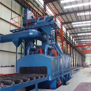 H Beam Shot Blasting Machine Steel Plate And H Beam Shot Blasting Machine