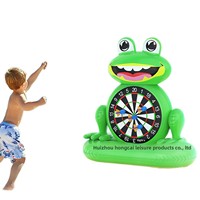 Cible gonflable en PVC pour fléchettes aquatiques, but de football, jeu de fléchettes collantes, jouet de lancer 104x58x110cm, vente en gros