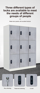 Nơi làm việc thay đồ có thể tháo rời cấu trúc thông minh bưu kiện thay đồ RFID tài liệu Tủ lắp ráp tự do hộp phòng tập thể dục kim loại hộ gia đình thay đồ - Product Image 4