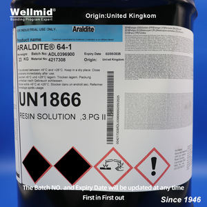 ARALDITE 64-1 Vinyl Phenolic Resin Glue Brake e Clutch Bonding Pode ser aplicado por roller coater ou pulverização Redux 64-1 <span class=keywords><strong>Adhesive</strong></span> - Product Image 5