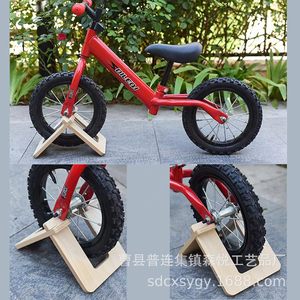 Support de vélo en bois pour enfants, support d'affichage intérieur pour vélo d'équilibre, bois massif, 2-4 ans - Product Image 4