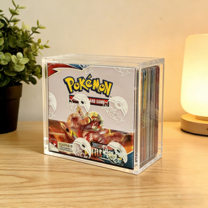 Boîte de protection en acrylique transparente anti-UV à 99,6 % pour Pokémon <span class=keywords><strong>Elite</strong></span> Trainer Box avec couvercle magnétique - Product Image 1