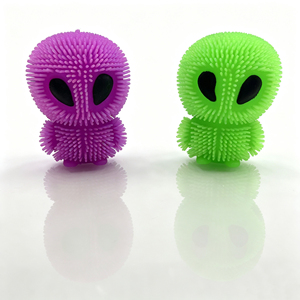 Mini Pelota de Juguete de TPR Suave, Colorida, con Diseño Extraterrestre, para Niños - Product Image 4
