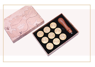 9 cuivre Têtes + 1 Poignée Ensemble (Note 9 Cuivre Tête Modèles Lorsque P