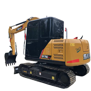 SANY SY75C mini pelle sur chenilles d'occasion engins de terrassement officiels 7 tonnes pelle de seconde main de haute qualité - Product Image 1
