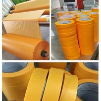 Autocollant wasabi adhésif en papier orange Ensemble de ruban adhésif Washi personnalisé à usage intensif
