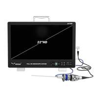 Endoscope ORL portable IKEDA YKD-9122H avec double commande d'opération pour laparoscopie et hystéroscopie ORL