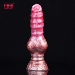 Fantasy Dog Knot Dildo With <b>Suction</b> Cup Silicone Anal Plug Female Masturbator Vagina Stimula Sex Toys for Women - Product Image 1