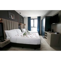 Sadie Best Western Hotel Liquides Meubles en bois de gros pour chambres Armoire Base de lit et canapé