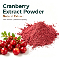 Groothandel Natuurlijk Wateroplosbaar Cranberry Fruit Extract Poeder voor dranken en bakkerij grondstoffen