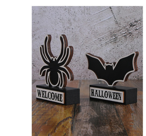 <span class=keywords><strong>Decorazione</strong></span> di Halloween per festa del fantasma di Halloween <span class=keywords><strong>decorazione</strong></span> della targa di pipistrello ragno di Halloween - Product Image 2
