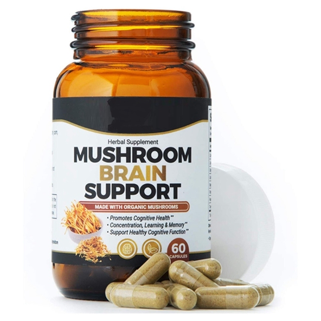 Health Extract Powder 7 in 1 Brain Supplement Mushroom Vitamin for Brain Booster
