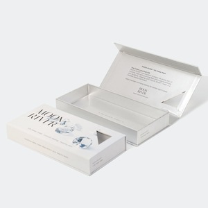 Custom logo Rigid Recyclable Paper Gift <b>Box</b> and Premium High-end Hard Paperboard Magnetic logo Gift Packaging <b>Box</b> - Product Image 2