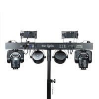 Support de bar mobile, projecteur LED à tête mobile, bande lumineuse disco, combinaison papillon, éclairage de scène coloré DMX RGBW