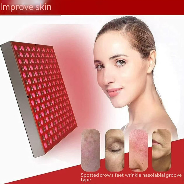 45W Standing LED Light for Body Physiotherapy Lamp Chrome Alloy Housing Red Light Therapy Lamp Light Therapy Panel