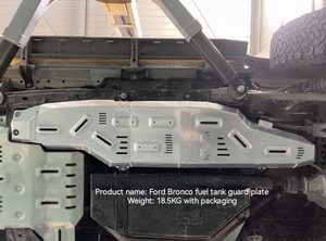 <span class=keywords><strong>Plaque</strong></span> de protection de châssis en alliage Al-Mg argenté de 8 mm de qualité supérieure pour Ford Bronco 2021-2024, kit de modification 4x4, protection de la carrosserie - Product Image 6