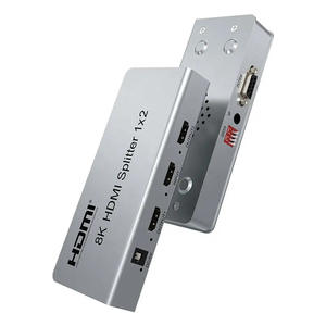 Ultra HD 2.1 Haute Qualité 48Gbps 8K 60Hz <span class=keywords><strong>4K</strong></span> <span class=keywords><strong>120Hz</strong></span> Répartiteur <span class=keywords><strong>HDMI</strong></span> 1x2 Répartiteurs Vidéo Convertisseurs 7680x4320/60Hz 1 2 Répartiteur <span class=keywords><strong>HDMI</strong></span> - Product Image 5