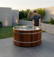 Soundhon Professional Home Spa Recovery Pod, Meilleur refroidisseur haute performance, Baignoire de plongeon froid pour thérapie aquatique extérieure