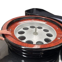 Roues de roulette en bois de casino de haute qualité personnalisables