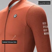 Vêtements de cyclisme sur route et VTT personnalisés multicolores, veste de cyclisme respirante à manches longues, maillots de cyclisme pour hommes