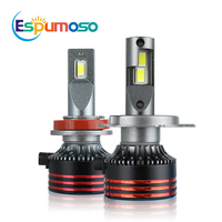 Phares LED Espomosu c Faisceau Hi Lo H7 H4 H11 9006 9005 Ip68 Étanche 6000k 120W M8 Pro Phares LED pour voiture universelle