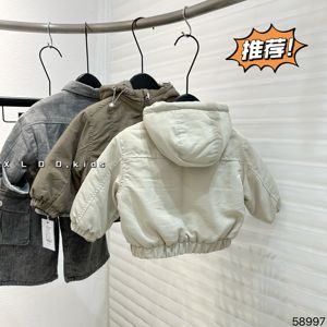 Veste à capuche en jean pour enfants garçons et filles, style safari, écologique, coupe-vent, épaisse, avec poches zippées, <span class=keywords><strong>parka</strong></span>, streetwear, vêtements d'extérieur pour l'automne et l'hiver - Product Image 6