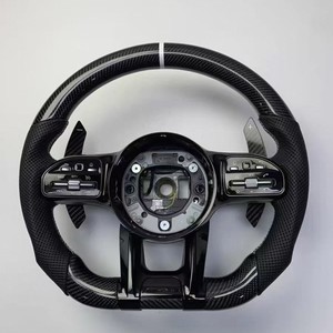 Cubierta de Cuero y Fibra de Carbono para Palancas de Cambio de Volante para Mercedes C200, CLS, Clase S, Clase A/C/E, GLA/GLC/GLB/GLE - Ergonómica - Product Image 4