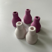 6*30 Buse de sablage en céramique blanche et rose pour soudage à l'arc à l'argon, en alumine