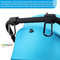 Probebi personnalisable ABS poussette accessoires bébé sac crochet Clips pour Buggy armoire cuisine salon et salle de bain stockage